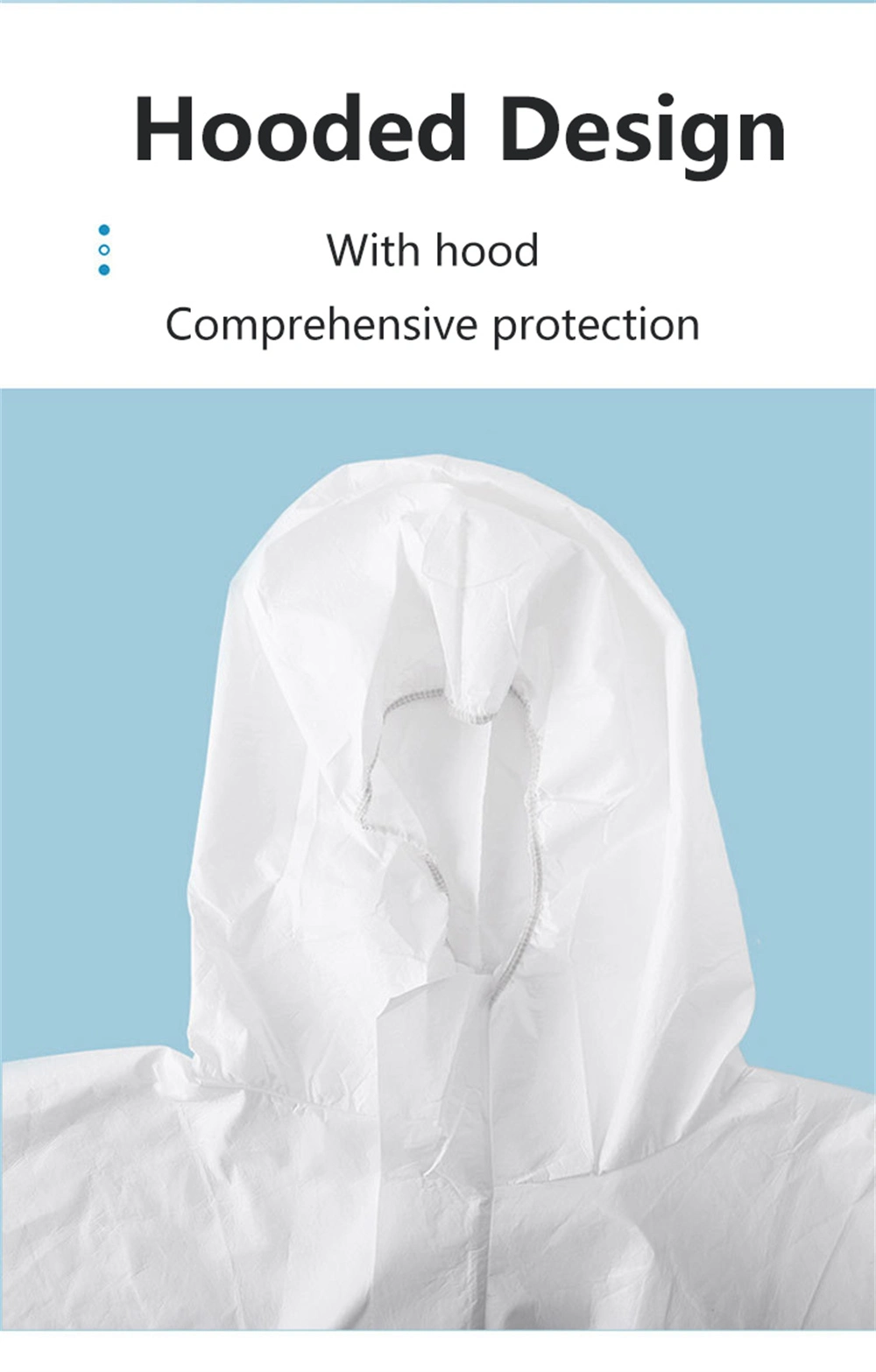 Protective Clothing Non Woven Disposable Working Overall with Low Price