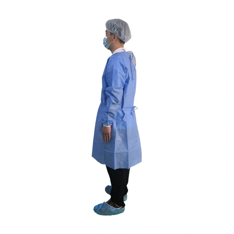 Guardwear OEM ODM Sterile Reinforced Surgical Gown Isolation Coverall Disposable Gowns Medical SMS Isolation Gown Level 2